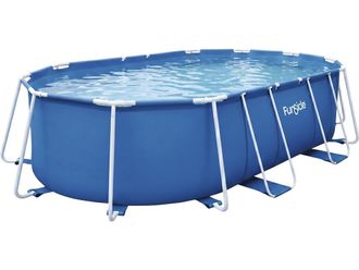 Habitat et Jardin Piscina Tubular Ovalada tina - 4,88 X 3,05 X 1,07 M