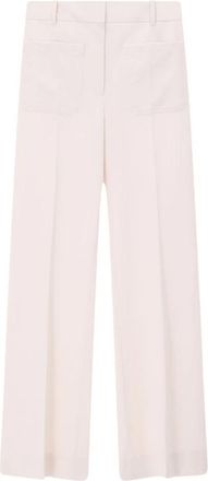 Victoria Beckham Wijde broek - Dames - Wijde Broeken - Roze - L - Broeken
