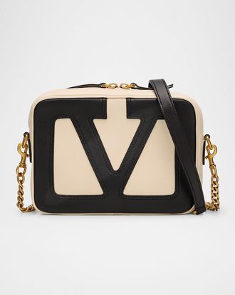 Valentino Garavani Viva Superstar VLOGO Leather Crossbody Bag