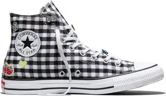 Converse Gender Inclusive Chuck Taylor All Star Canvas High Top Sneaker in Black/White/Pink at Nordstrom, Size 6.5 Womens