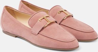Tod's T Timeless suede loafers