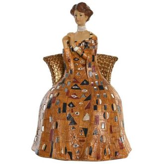 DKD Home Decor Statua Decorativa DKD Home Decor Giallo Resina (21,5 x 18,5 x 31 cm)