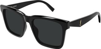 Saint Laurent SL M170 001 Womens Sunglasses Black Size 55 - Free RX Lenses - Free RX Lenses