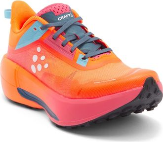 Craft Nordlite Ultra Pro Running Shoe in Flourange/Cosmo at Nordstrom, Size 6.5
