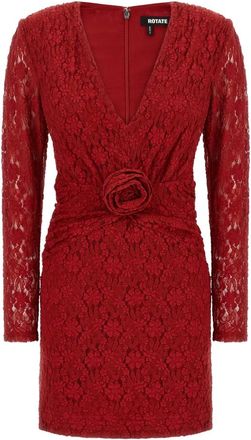 Rotate Mini Jurk - Dames - Feestkleedjes - Rood - S - Kleedjes