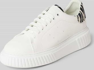 Marc O'Polo Low Top Sneaker aus Leder-Mix Modell Svea 9AF1 in Weiss, Gr&ouml;&szlig;e 36