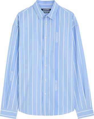 Jacquemus La Chemise Simon Printed Woven Shirt - Blue - 48 (IT48 / M)