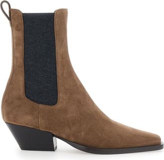 Brunello Cucinelli Brown Slip-on Boots