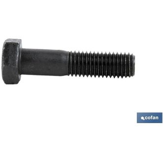 cofan Cofan - din-931 c-12.9 m-24 x 70 n caja 5 unid., Tornillo cabeza hexagonal DIN-931, 1/2 rosca parcial, clase 12,9, acabado negro