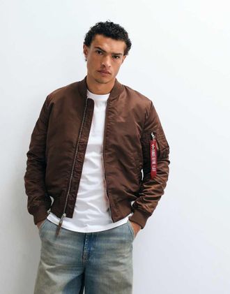 Alpha Industries giacca bomber MA1 marrone
