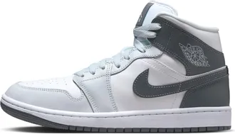 Nike Jordan Womens Air Jordan 1 Mid Shoes in White | BQ6472-113