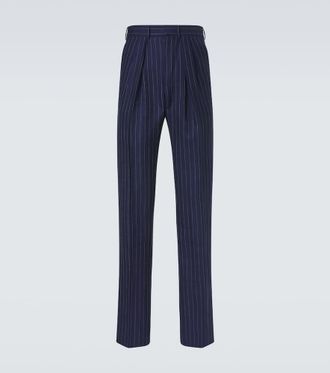 Tom Ford Wool, linen, and silk straight pants