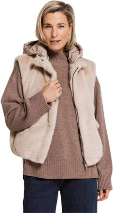 Zhrill Zhlyra Gilet - Dames - Jassen - Beige - Maat: S Poliester
