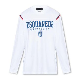 Dsquared2 Heren, Tops, Wit, Maat: L Katoen