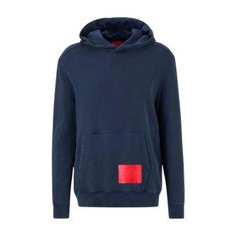 HUGO BOSS Hoodies & sweatvesten, Heren, Blauw, XL, Katoen, Doodie Hoodie
