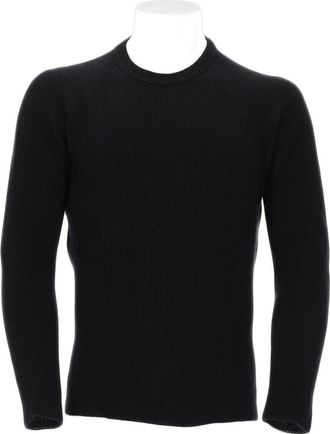 Roberto Collina Black Cashmere Knit Sweater