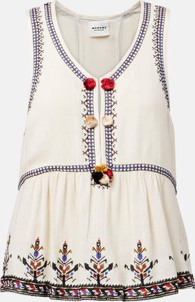 Isabel Marant Top con ricami