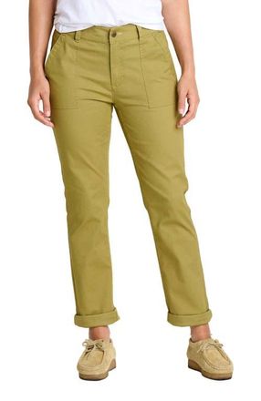Toad & Co Earthworks Slim Pant in Green Moss at Nordstrom, Size 14