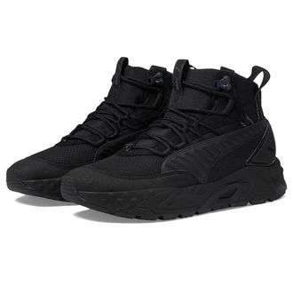 Puma Womens Puma RS-Trck Mid 395140-01 Sneaker Black Lifestyle Shoes RHS7669