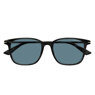 Montblanc Sunglasses Mb0338 S 006 Striped Gray/Blue Men