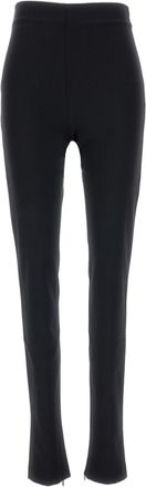 Andamane Black New Holla Zipped Stretch Leggings