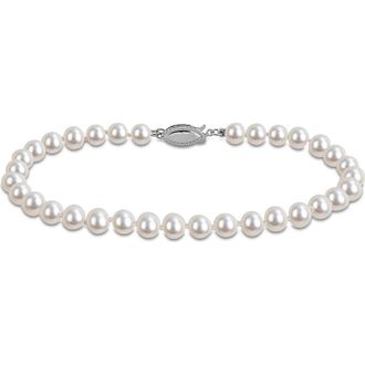 Delmar Cultured Pearl Bracelet, 5-5.5mm in White at Nordstrom Rack