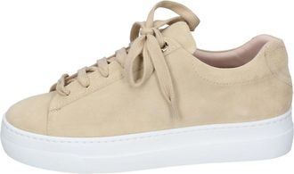 Stokton Suede Damessneakers - Dames - Sneakers - Beige - 37 EU - Su&egrave;de - Schoenen