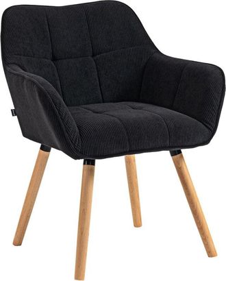 Clp Silla De Comedor Vienna Cord Negro Natural