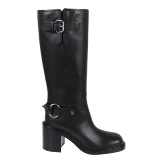 Gucci Schoenen, Dames, Zwart, 38 EU, Leer, Myla Boot 70