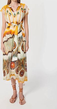 Chufy Nubia Maxi Dress In Petal Skin Yellow