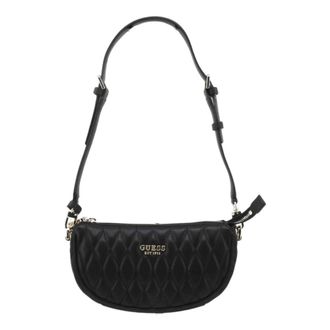 Guess Valla Mini Top-Zip Shoulder Bag - female - Guess - Shoulder Bags - Black - ONE SIZE - Bags