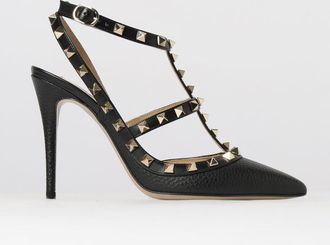 Valentino Garavani Pump Rockstud in pelle martellata