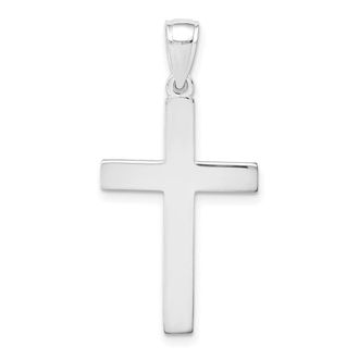 Diamond2Deal 10k Gold Polished Cross Pendant