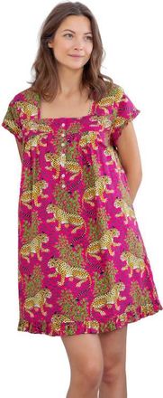 Printfresh Pintuck Nightgown in Hot Pink at Nordstrom, Size X-Large