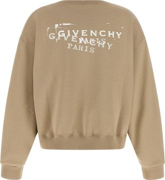 Givenchy Logo Stamp Sweatshirt - Beige