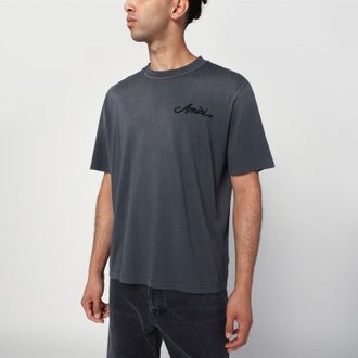 Amiri Washed black cotton T-shirt