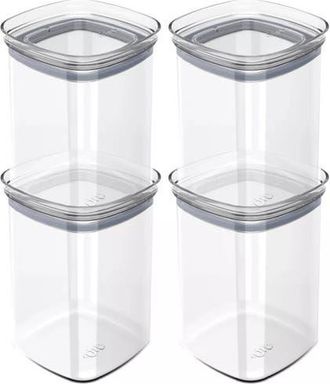 Ou Airtight Clear Stackable Food Storage Container Set with Leak Proof Lid at Nordstrom