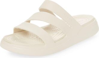 Crocs Getaway Strappy Slide Sandal in Stucco at Nordstrom, Size 10