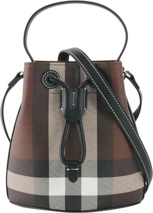 Burberry Brown TB Mini Bucket Bag