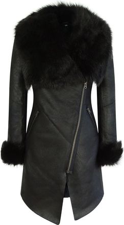 TruClothing 3/4 Cross Zip Toscana Sheepskin Jacket