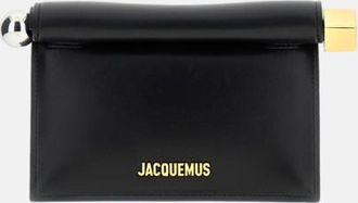 Jacquemus Black The small Rond Carr clutch