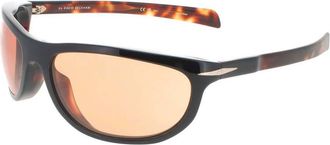 David Beckham Mens Black Rectangular Sunglasses DBDB7117S0WR7W7