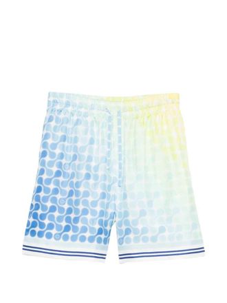 Casablanca gemusterte Stretch-Shorts