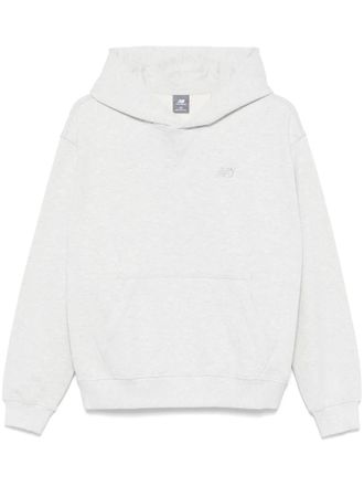 New Balance Katoenen hoodie - Grijs