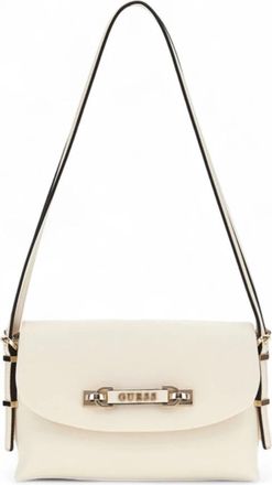 Guess Lefia Flap Schoudertas - Dames - Schoudertassen - Wit - ONE Size - Leer - Tassen