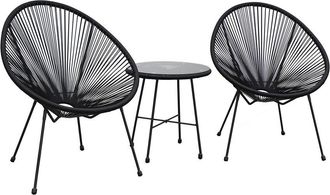 Dukap Sassio 3pc Conversation Patio Set