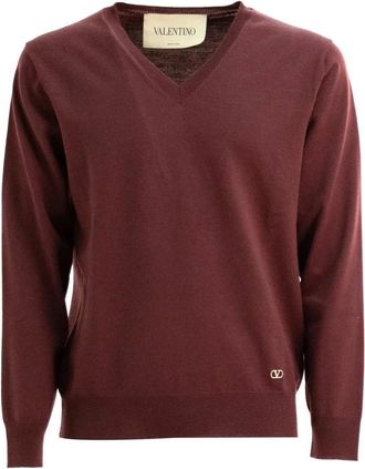 Valentino Truien & Vesten, Heren, Rood, L, Wol, VLogo Signature Trui