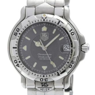 Tag Heuer Pre-owned Wh5212 Polshorloge - Heren - Pre-owned - Grijs - Maat: ONE Size