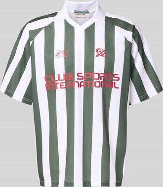 Only & Sons Loose Fit Poloshirt mit Motiv-Print Modell ZIDAN in Weiss, Gr&ouml;&szlig;e XXL