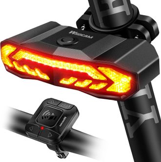 OEM Luz Inteligente Para Bicicleta Con Intermitentes, Luz De Freno Y Claxon - Encendido/apagado Autom&aacute;tico Luz Trasera Recargable E Impermeable Para Bicic